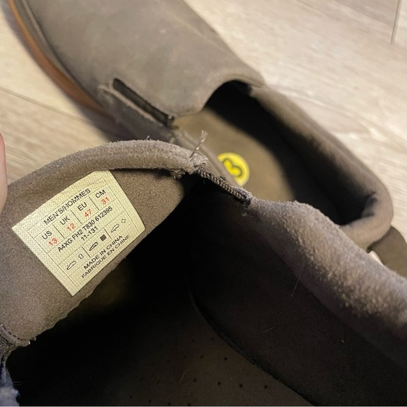 The North Face Suede Leather Moss Green Mens Loafer Slip On Shoe Size 13 Rare - Picture 8 of 9